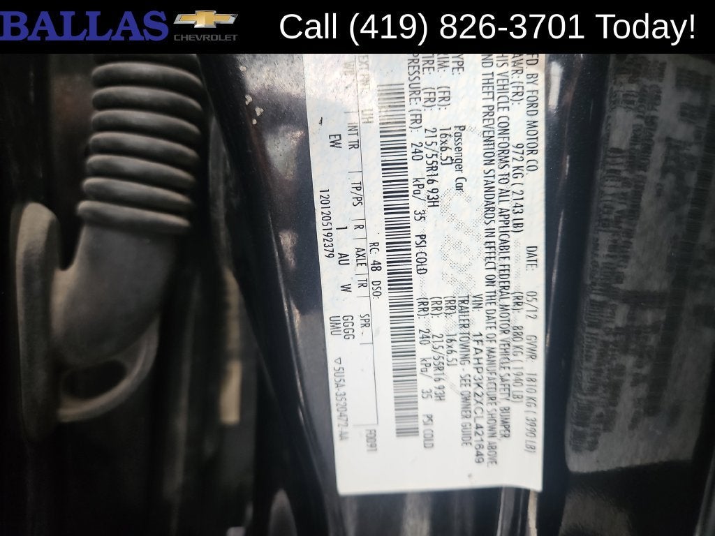 2012 Ford Focus SE