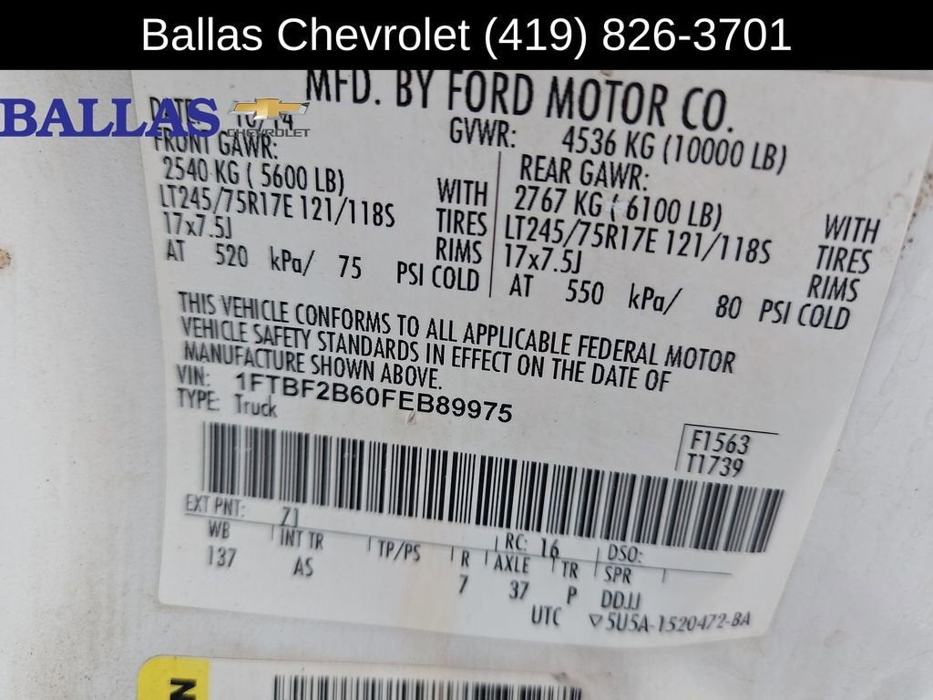 2015 Ford Super Duty F-250 SRW XLT