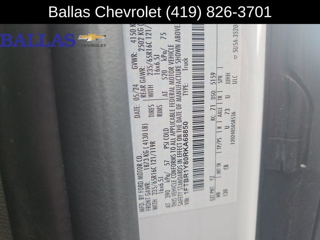 2024 Ford Transit Cargo Van T250