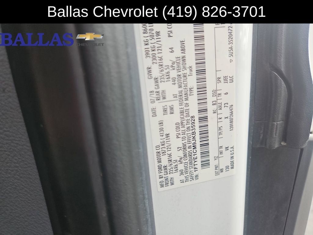 2018 Ford Transit Van T150