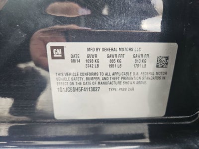 2015 Chevrolet Sonic LT