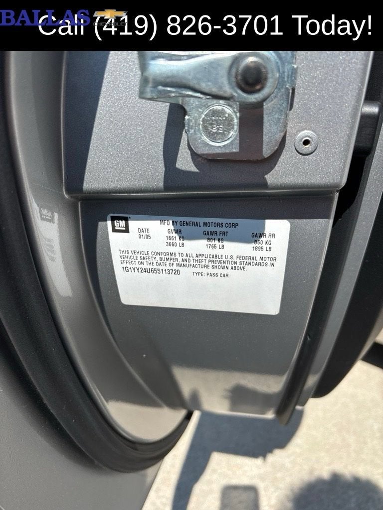 2005 Chevrolet Corvette BASE