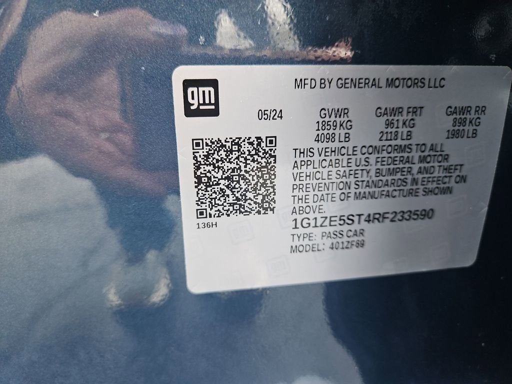 2024 Chevrolet Malibu 2LT