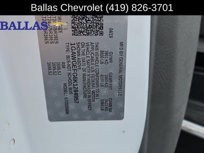 2019 Chevrolet Express Passenger 2500 LS