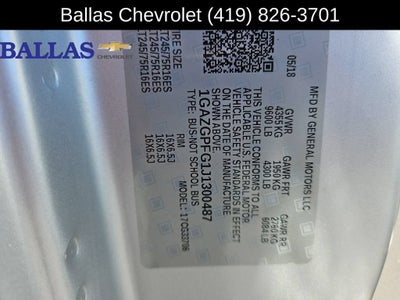 2018 Chevrolet Express Passenger 3500 LT