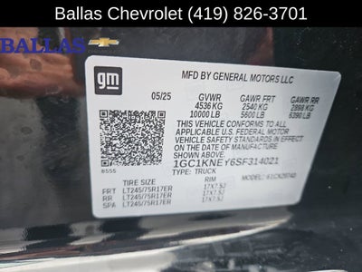 2025 Chevrolet Silverado 2500 HD LT