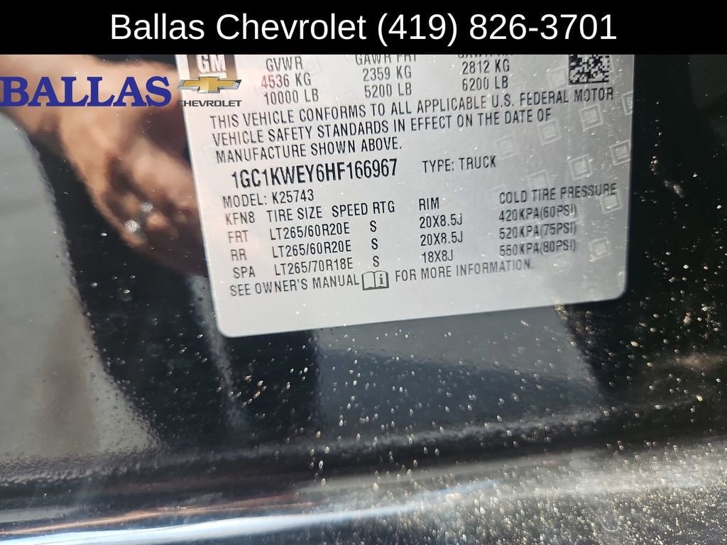 2017 Chevrolet Silverado 2500 HD LTZ
