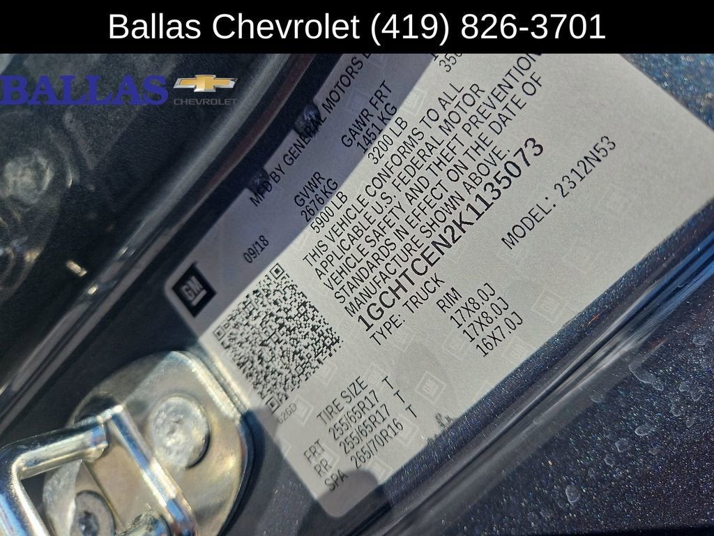 2019 Chevrolet Colorado 4WD LT