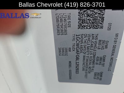 2020 Chevrolet Express Cargo 2500 WT