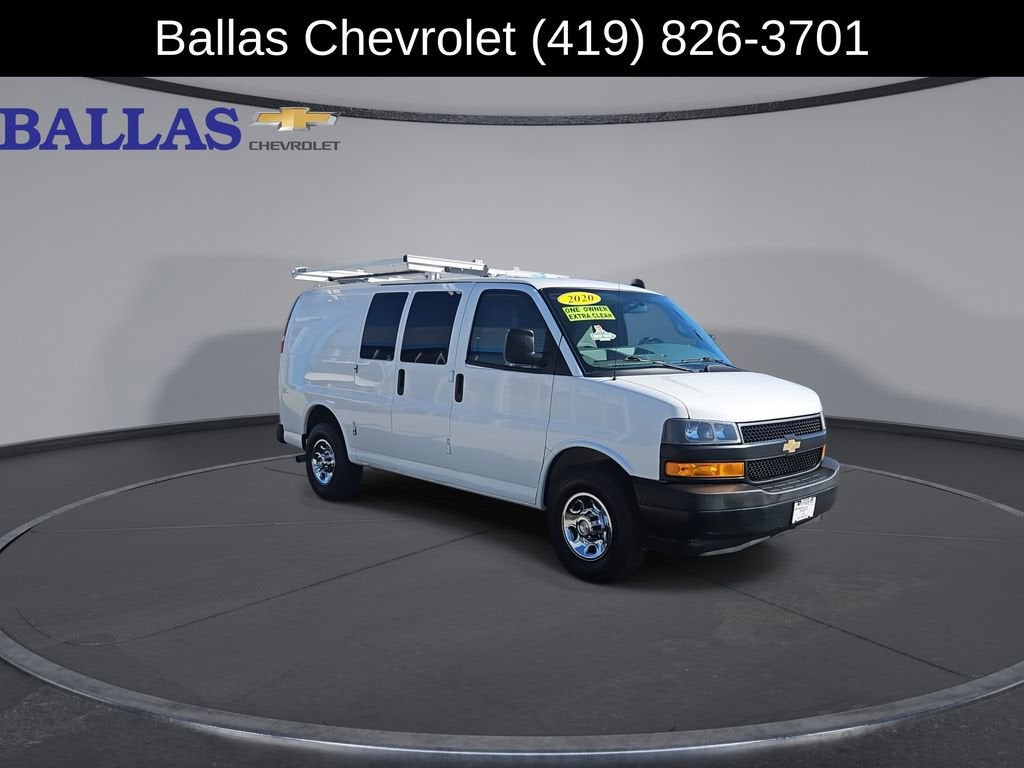 Used 2020 Chevrolet Express Cargo Work Van with VIN 1GCWGAFP5L1184804 for sale in Swanton, OH