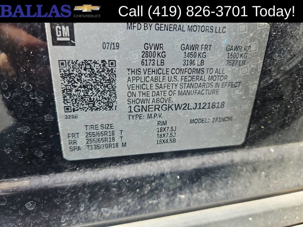 2020 Chevrolet Traverse LT Cloth