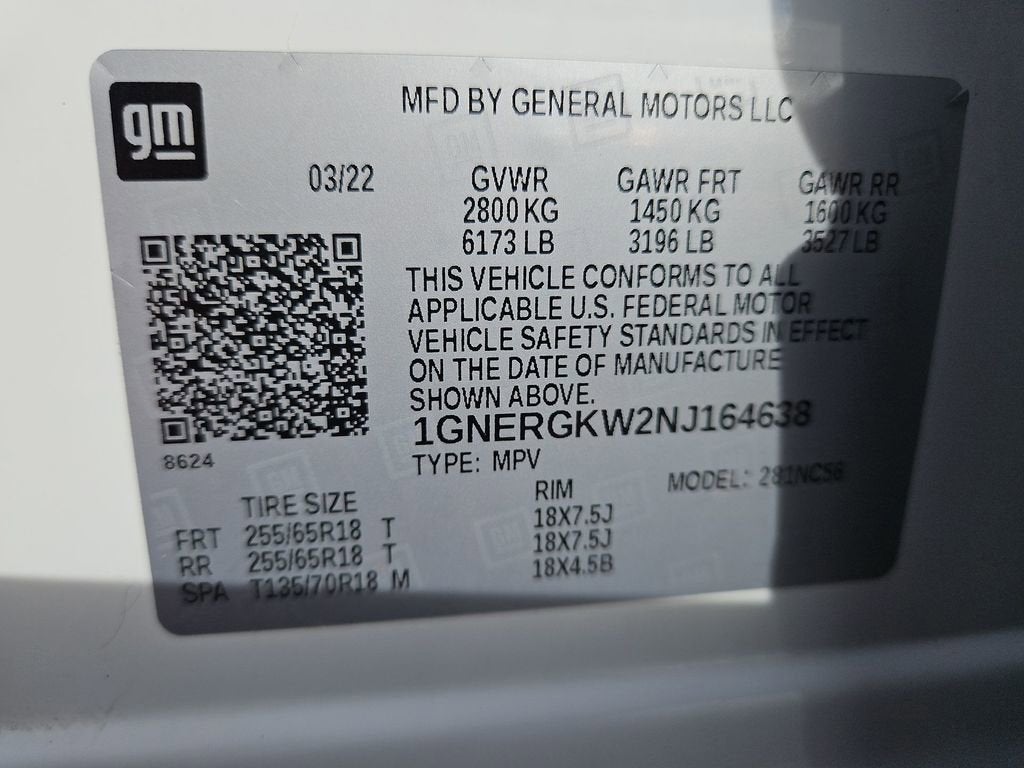 2022 Chevrolet Traverse LT Cloth