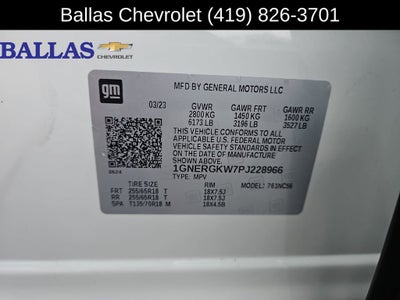 2023 Chevrolet Traverse LT Cloth