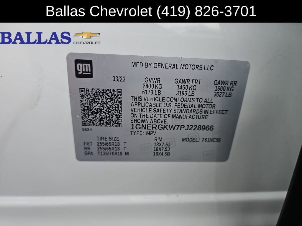 2023 Chevrolet Traverse LT Cloth