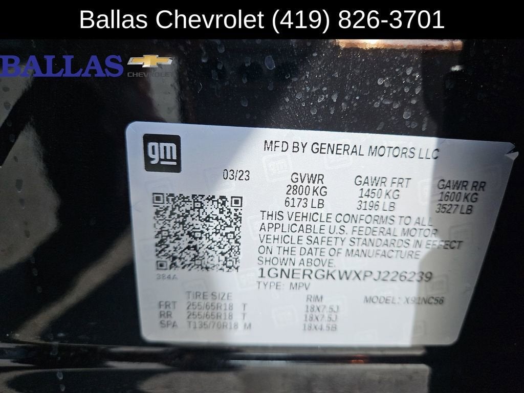 2023 Chevrolet Traverse LT Cloth