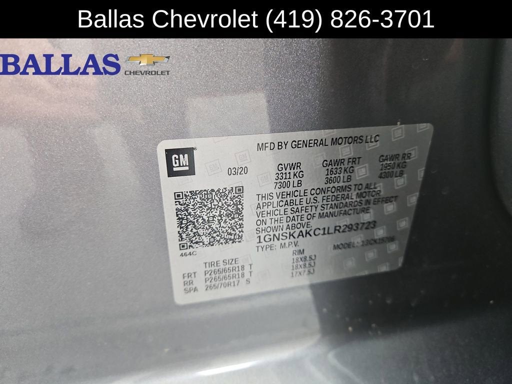 2020 Chevrolet Tahoe LS