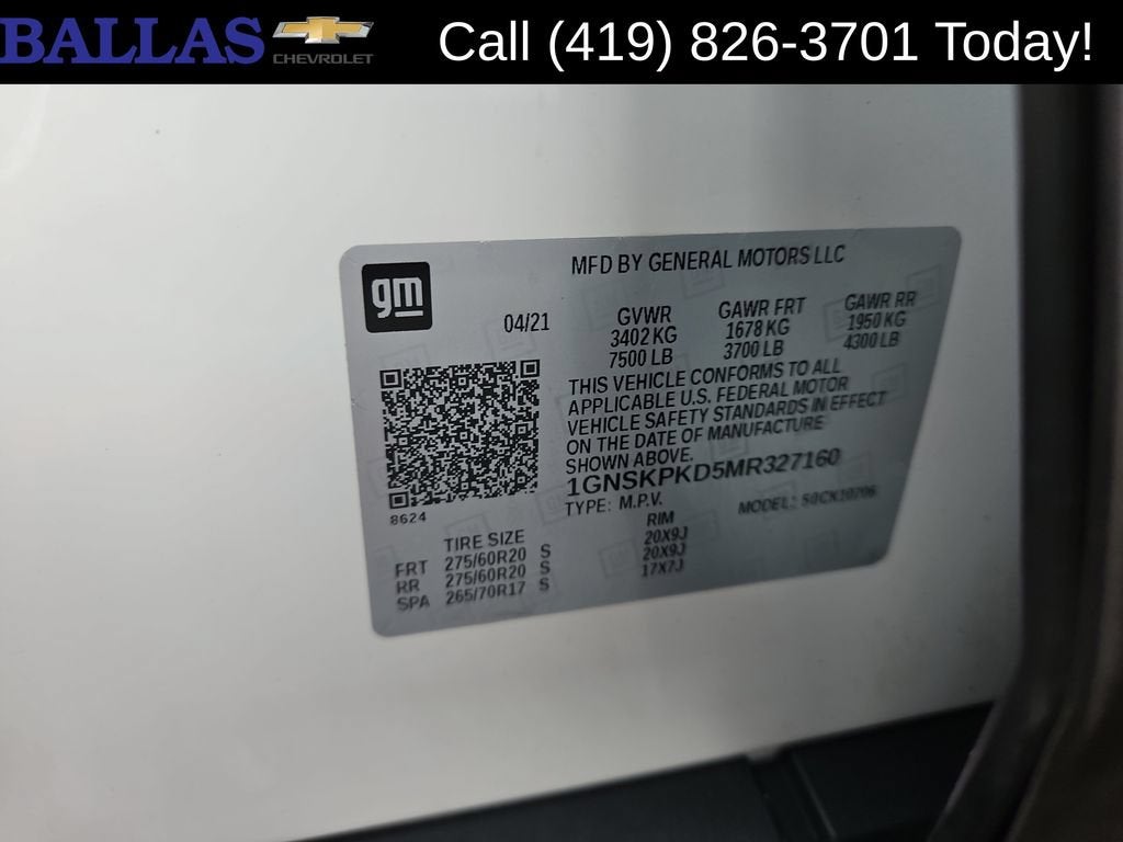 2021 Chevrolet Tahoe Z71