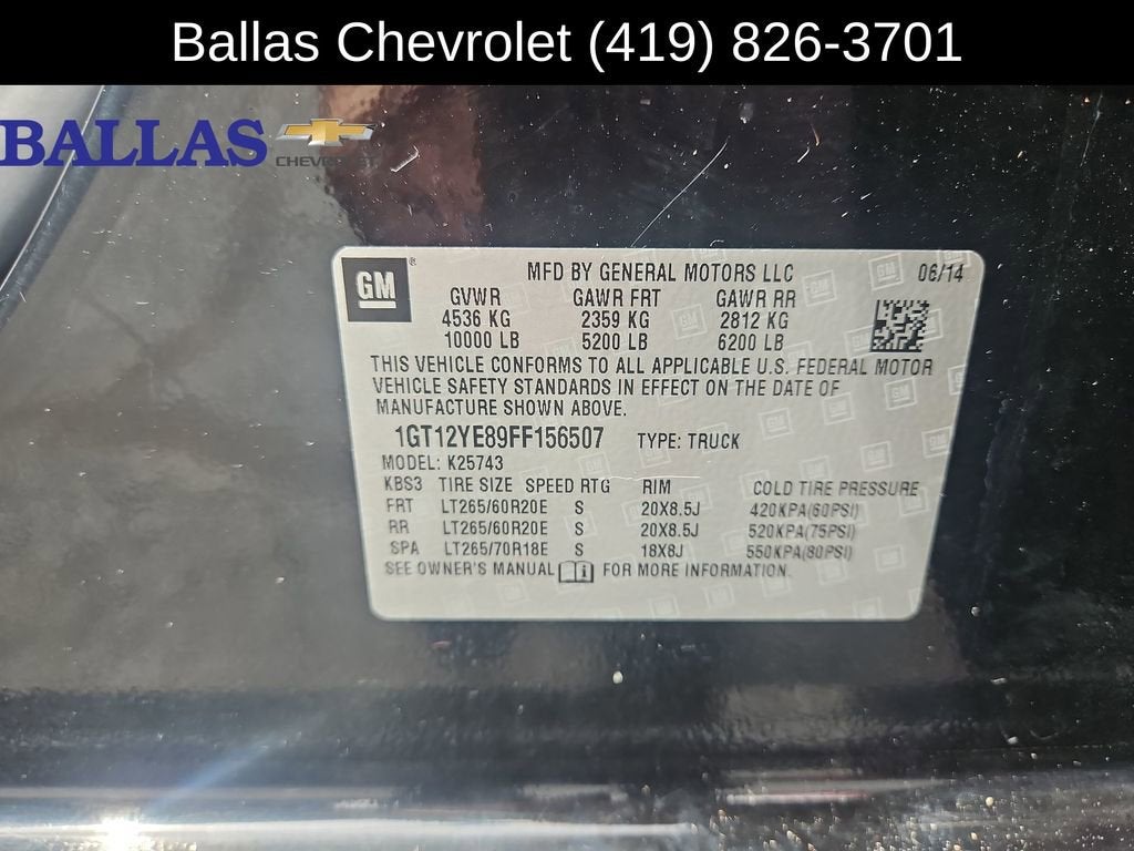 2015 GMC Sierra 2500 HD SLE
