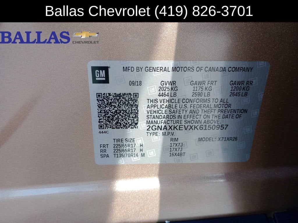 2019 Chevrolet Equinox LT