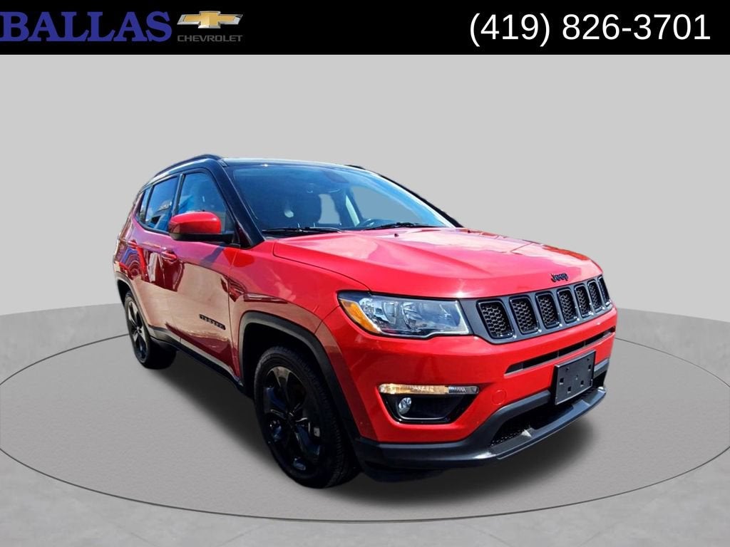 Used 2019 Jeep Compass Altitude with VIN 3C4NJCBB9KT844336 for sale in Swanton, OH
