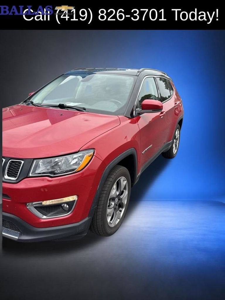 Used 2020 Jeep Compass Limited with VIN 3C4NJDCB5LT223391 for sale in Swanton, OH