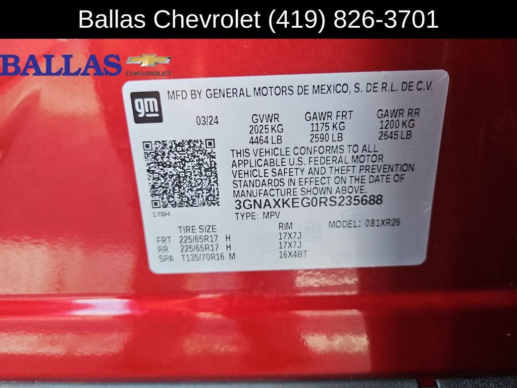 2024 Chevrolet Equinox LT