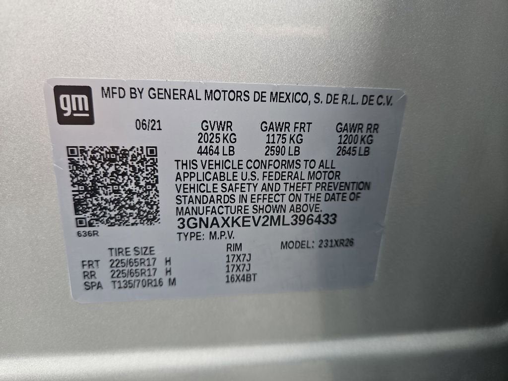 2021 Chevrolet Equinox LT