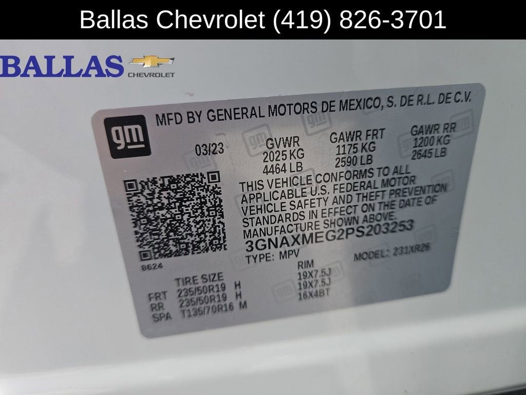 2023 Chevrolet Equinox RS