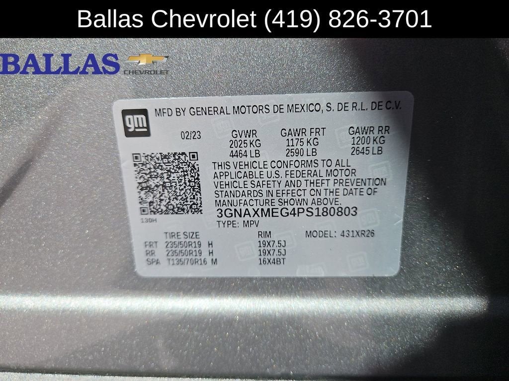 2023 Chevrolet Equinox RS