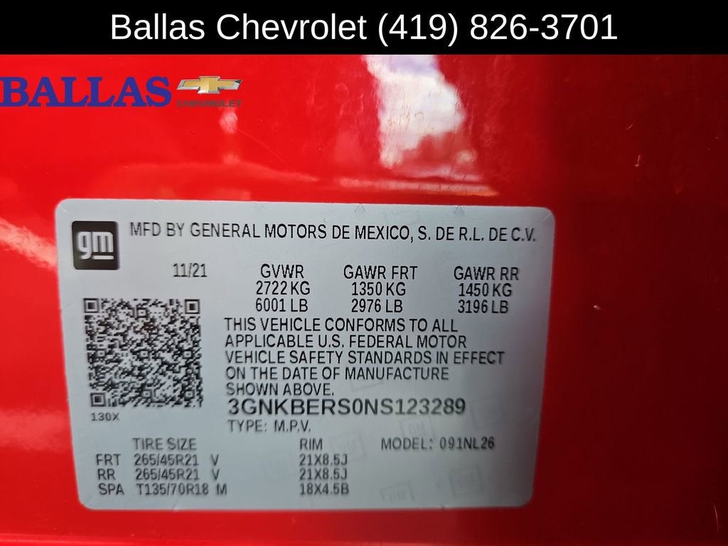 2022 Chevrolet Blazer RS