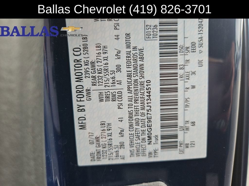 2018 Ford Transit Connect Wagon XL