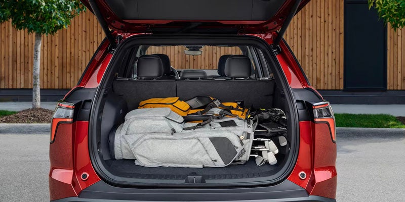 Rear cargo space exterior view of 2025 Chevrolet Equinox