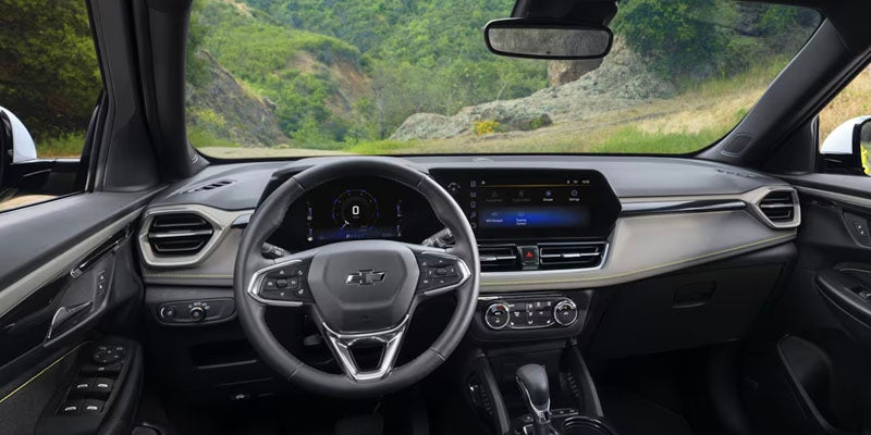 Interior view of the 2025 Chevrolet Trailblazer