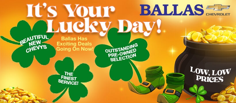 St. Patrick's Day Savings