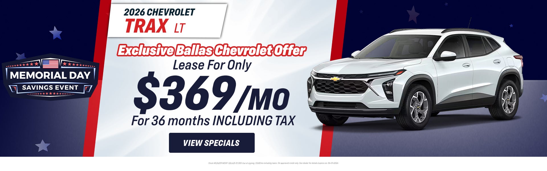 Exclusive Ballas Chevrolet Lease Deal